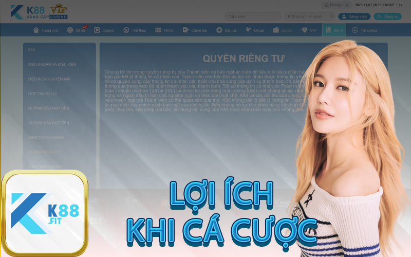 LỢI ÍCH KHI CÁ CƯỢC